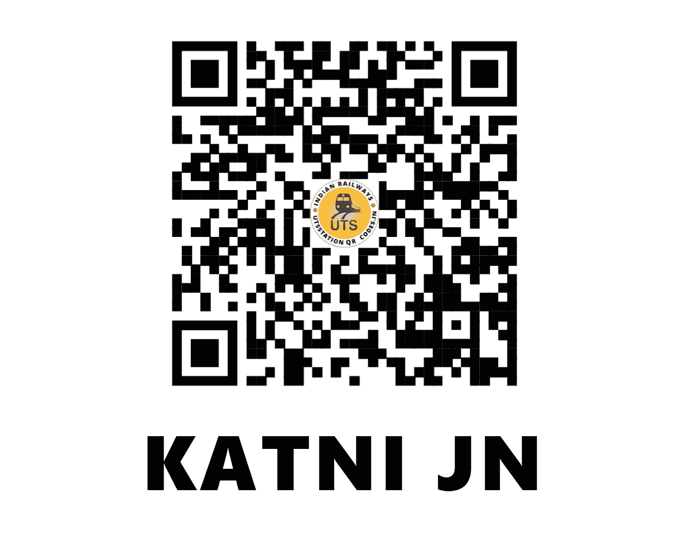 UTS QR Code for KATNI JN - KTE (WC - MADHYA PRADESH)